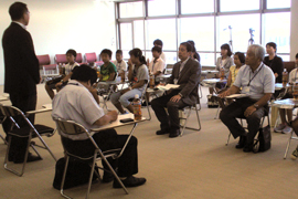 写真 川崎市役所第3庁舎18階 歓迎式